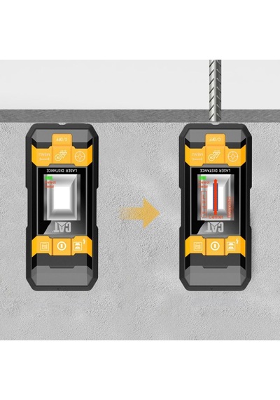 Cat Da980621 3.7volt Li-po 3 Ü 1 Arada 40m Lazer Metre +hizalama +metal/ahşap/voltaj Dedektörü