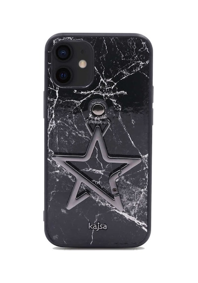 Kajsa Apple Uyumlu iPhone 12 Pro Kılıf Kajsa Starry Serisi Marble Kapak ZORE-216742