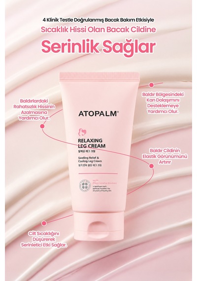 Hamilelere Özel Nemle Rahatlatıcı Serinletici Krem Atopalm Maternity Care Relaxing Leg Cream