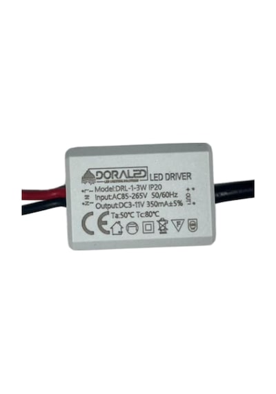 1-3X1W 350Ma 3-12V Power Led Driver IP20 Power Led Sürücü