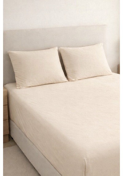 Özdilek Çift Kişilik Colourist Çarşaf - Vanilya Vanilya