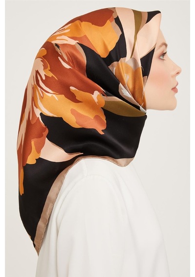 Armine Twill İpek Eşarp 23ka9042 06 - Desenli