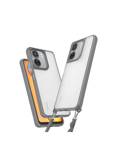 Newface Xiaomi Redmi 13c Kılıf Penta Silikon Kılıf - Titan Gri