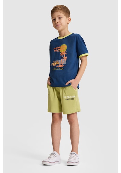 U.S. Polo Assn. U.s. Polo Assn. Erkek Çocuk Çağla Şort Örme 50327054-vr016 Cagla