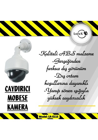 Lorex Lr-E11S Speed Dome / Mobese Görünümlü Caydırıcı Kamera