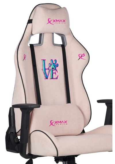 Xmax / Rio Plus Love Açık Pembe Su İtici Lüks Kadife Şönil Kumaş