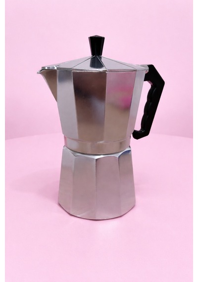 Retro Moka Pot 6 Cup Ev Ofis Ve Kamp Kahve Çekirdeği Demliği