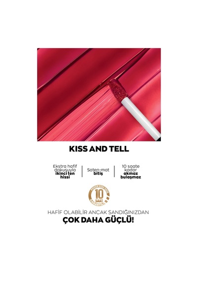 Avon Power Stay Liquid Stain Ruj Kiss And Tell