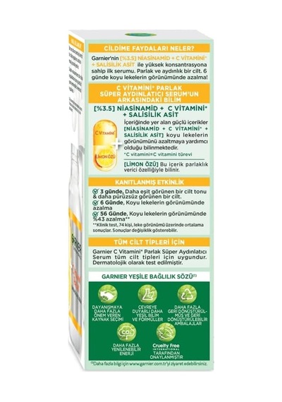 2'li C Vitamini Parlak Süper Aydınlatıcı Serum Seti