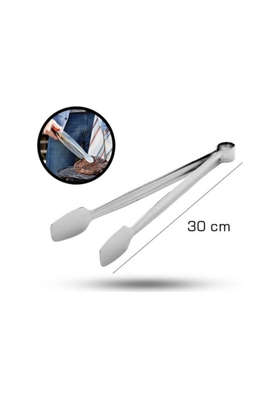 Barbekü Mangal Maşası Büyük 010133 Plastik Beyaz