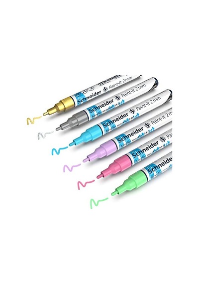 310 Akrilik Marker 2mm Set/2-120196 6 Lı