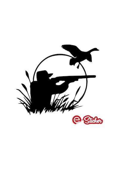 Avcı Hunter Oto Sticker Araba Cam Sticker (454014481)