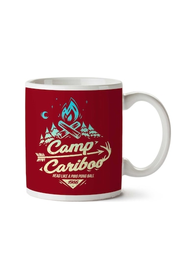 Camp Cariboo Ping Pong Ball Head İki Tarafı Baskılı Kupa Bardak