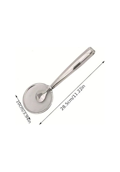 Mybru Paslanmaz Metal Süzgeçli Kızartma Maşası