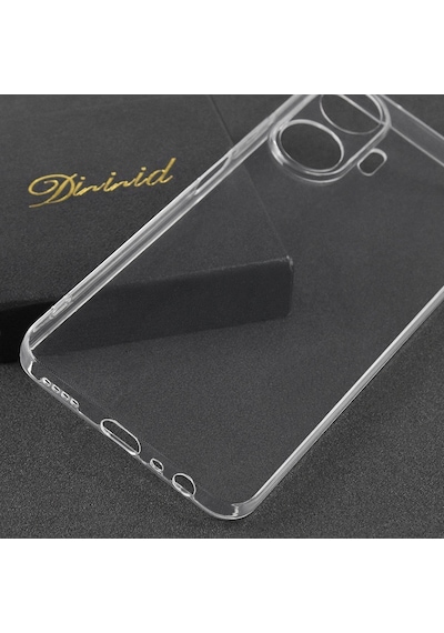 Realme C55 İle Uyumlu Kılıf Şeffaf Kamera Korumalı Esnek Silikon Telefon Kılıfı Kapak