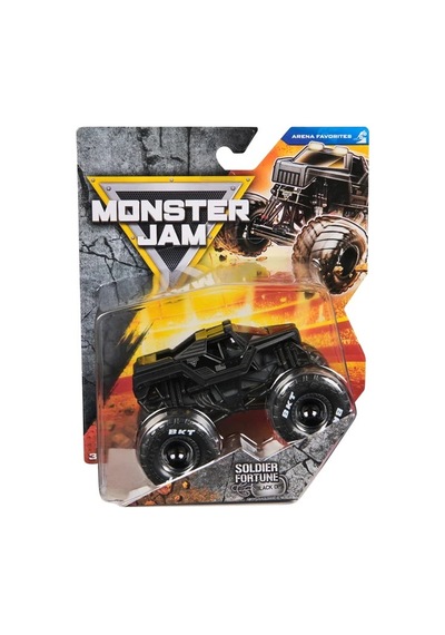 Monster Jam 1:64 Soldıer Fortune Siyah