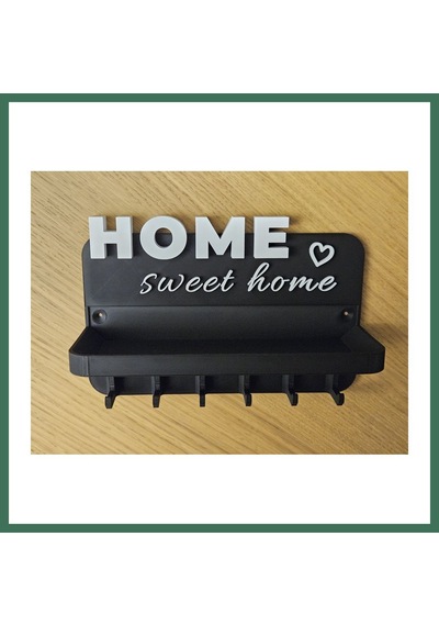En-cag Modern Duvar Anahtarlığı Home Yazılı Anahtar Askısı Duvar Organizeri Bss Standart