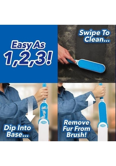 River World Toz Ve Tüyleri Toplama Amaçlı Fırça Seti Renkli