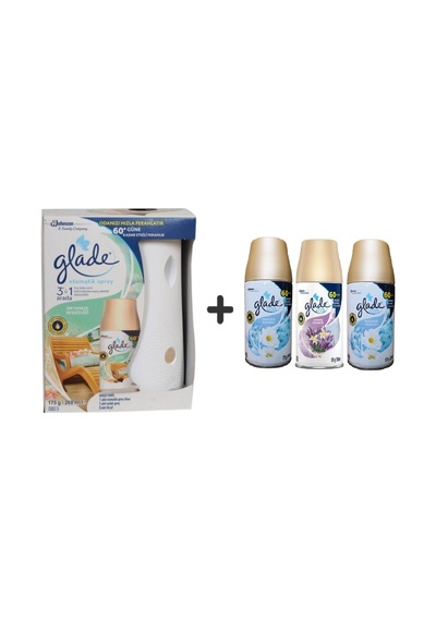 Glade Otomatik Sprey Okyanus + Temizliğin Ferahlığı + Lavanta 4 x 269 ML