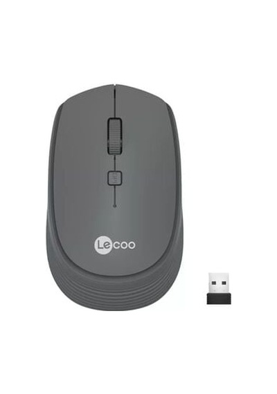 Lenovo Lecoo Ws202 Kablosuz 1200dpı 4 Tuşlu Gri Optik Mouse
