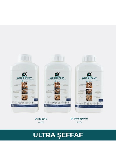 Erkon Kimya Wood Epoxy Sb101 3 Cm İnce Döküm 3 Kg