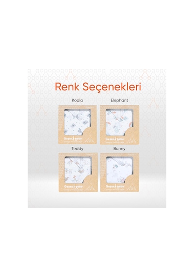 Gezenbebe Hero Müslin Bebek Emzirme Önlüğü 60x90