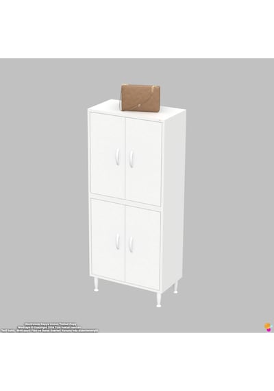 Efna Ayakkabılık - Kapaklı 4 Raf 6 Bölmeli Dar Alanlar İçin Çok Amaçlı Dolap 65 Cm Genişlik Beyaz Efna Ayakkabılık - Kapaklı 4 Raf 6 Bölmeli Dar Alanlar İçin Çok Amaçlı Dolap 65 Cm Genişlik Beyaz