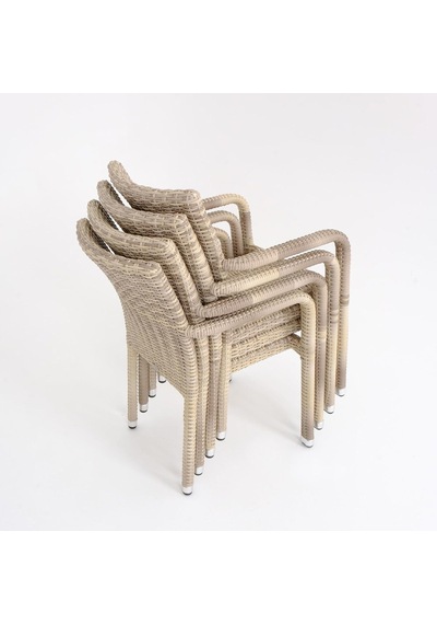 Peter 100x215 Rattan Bahçe Masa Takımı Diğer