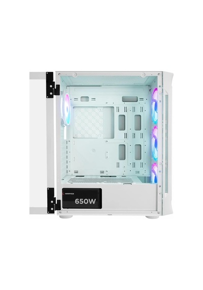 Prolix White 650w 80+ White Usb 3.2 Argb Atx Mid Tower Beyaz Kasa