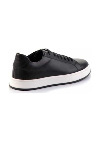 Bambi Siyah Leather Erkek Casual Ayakkabı E01380110243 Siyah