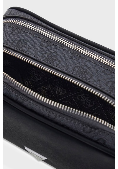 Guess Sydney Logolu Tek Saplı Çanta Pmsysyp6461 Erkek Çanta Pmsysy P6461 Bla Siyah