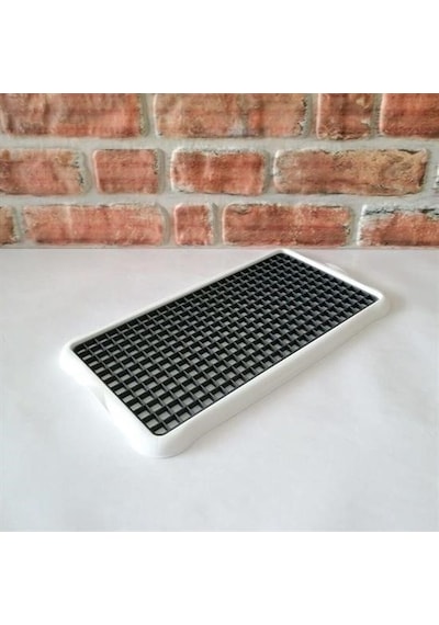 Ollevra Pratik Lavabo Tezgah Üstü Bulaşık Kurutmalığı Süzmatik 22x40 Cm Çok Renkli