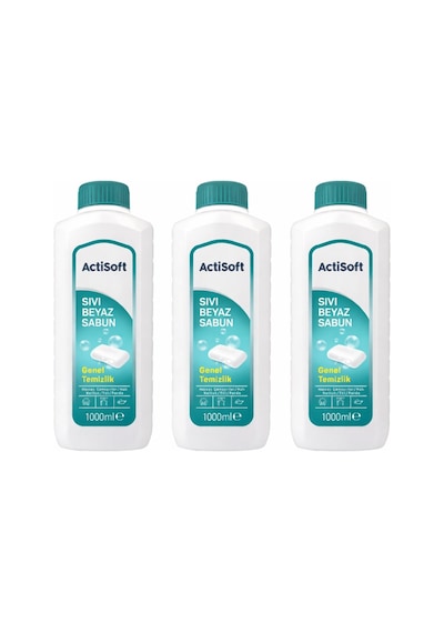 Sıvı Beyaz Sabun 1000 Ml 3 Lü Paket