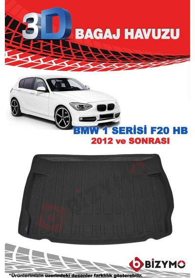 Bmw 1 Serisi F20 Hb 2012 ve Sonrası 3D Bagaj Havuzu Bizymo