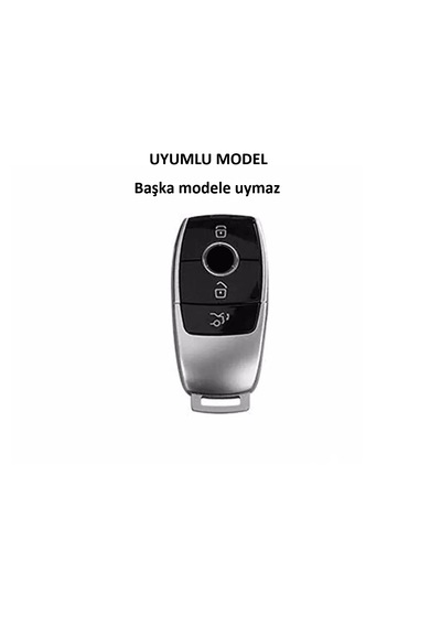 Mercedes-benz Siyah Karbon Anahtar Kılıfı Yeni Kasa