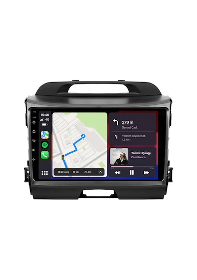 Kia Sportage 2011-2015 Android Multimedya Carplay Android Auto Navigasyon Kameralı 6gb Ram 64gb 9"