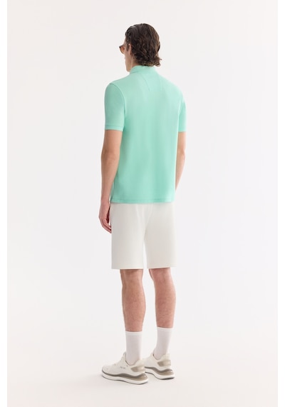 Avva Erkek Açık Yeşil Kıvrılmaz Polo Yaka %100 Pamuk Basic Regular Fit T-shirt B001032 Avva Erkek Açık Yeşil Kıvrılmaz Polo Yaka %100 Pamuk Basic Regular Fit T-shirt B001032