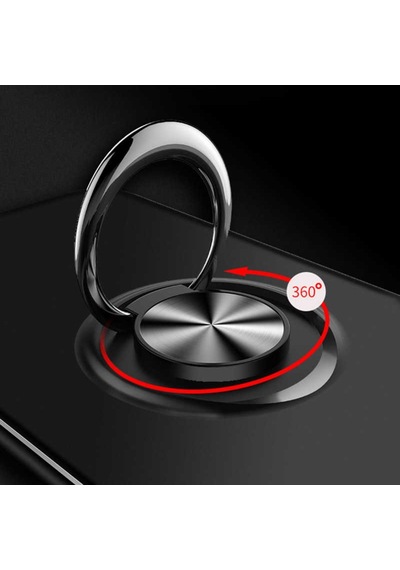 Samsung Galaxy Uyumlu Note 9 Kilif Yüzüklü Tam Korumali Silikon Kapak 417331905