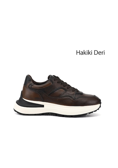 Gönderi(R) Gönderi R Erkek Kahve Antik Bağcıklı Hakiki Deri Comfort Sneaker Ddma80338314