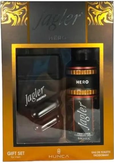 Jagler Hero Erkek Parfüm EDT 90 ML + Sprey Deodorant 150 ML