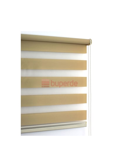 Buperde Açık Haki Eko Zebra Stor Perde