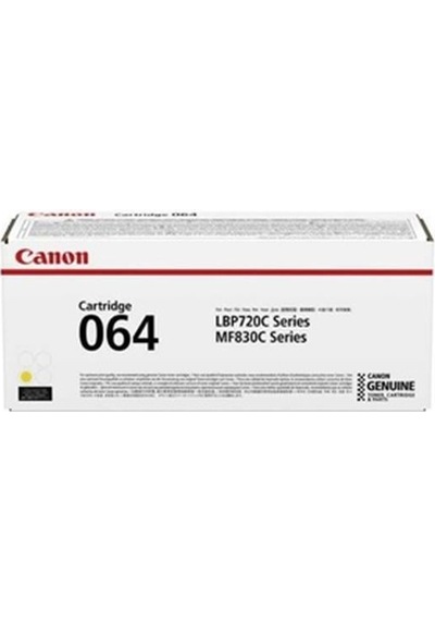 Canon Crg-064 Y Yellow Sarı 5.000 Sayfa Toner Mf832