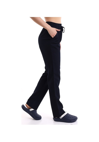 Alpaka Pantolon Bel Lastikli - Lacivert-7014