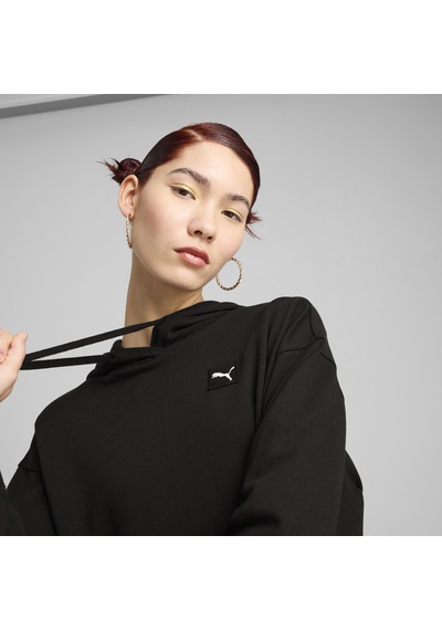 Puma Essentials Elevated Kadın Siyah Günlük Stil Sweatshirt 69090101 1719704 SiYAH
