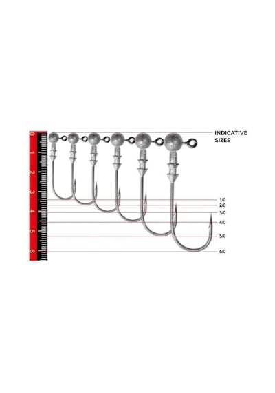 Nomura Nm90010040 Round Jig Head 3lü Paket İğne40no 10gr