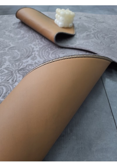 Bonny Home Ultrasoft Desenli 3lü Gri Klozet Takımı Banyo Halısı Gri