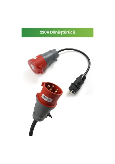 Goboenergy Cmp22 Basic 22 Kw Ac Taşınabilir Elektrikli Araç Şarj Cihazı / Type2 5 Metre Kablolu / Taşıma Çantası