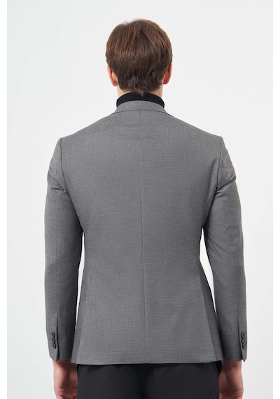 İmza Füme Kazayağı Desen Bez Ayağı Mono Yaka Tam Astar Çift Yırtmaç 2 Düğme 6 Drop Slim Fit Classic Ceket 1002245106 Füme İmza Füme Kazayağı Desen Bez Ayağı Mono Yaka Tam Astar Çift Yırtmaç 2 Düğme 6 Drop Slim Fit Classic Ceket 1002245106 Füme