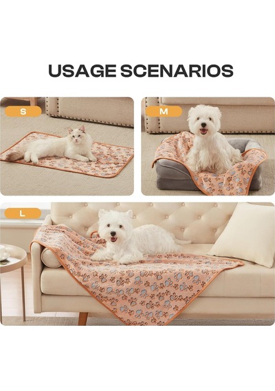 1 Paket 3 Battaniye Süper Yumuşak Kabarık Birinci Sınıf Polar Evcil Hayvan Battaniyesi Flanel Köpek Yavrusu Kedi P