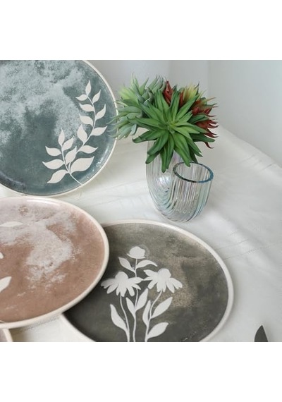 Deep Flowers Nordıc Pasta Tabağı 22 Cm 6 Adet 22813-17 Açık